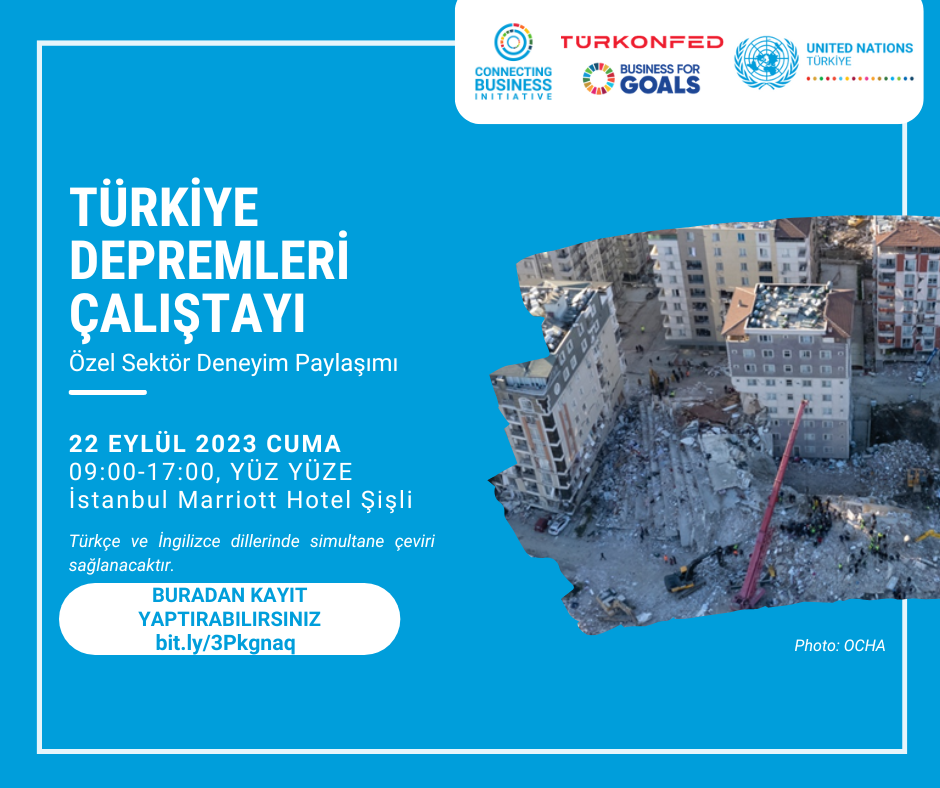 Private Sector Engagement in the Türkiye Earthquakes: Lessons Learned Workshop