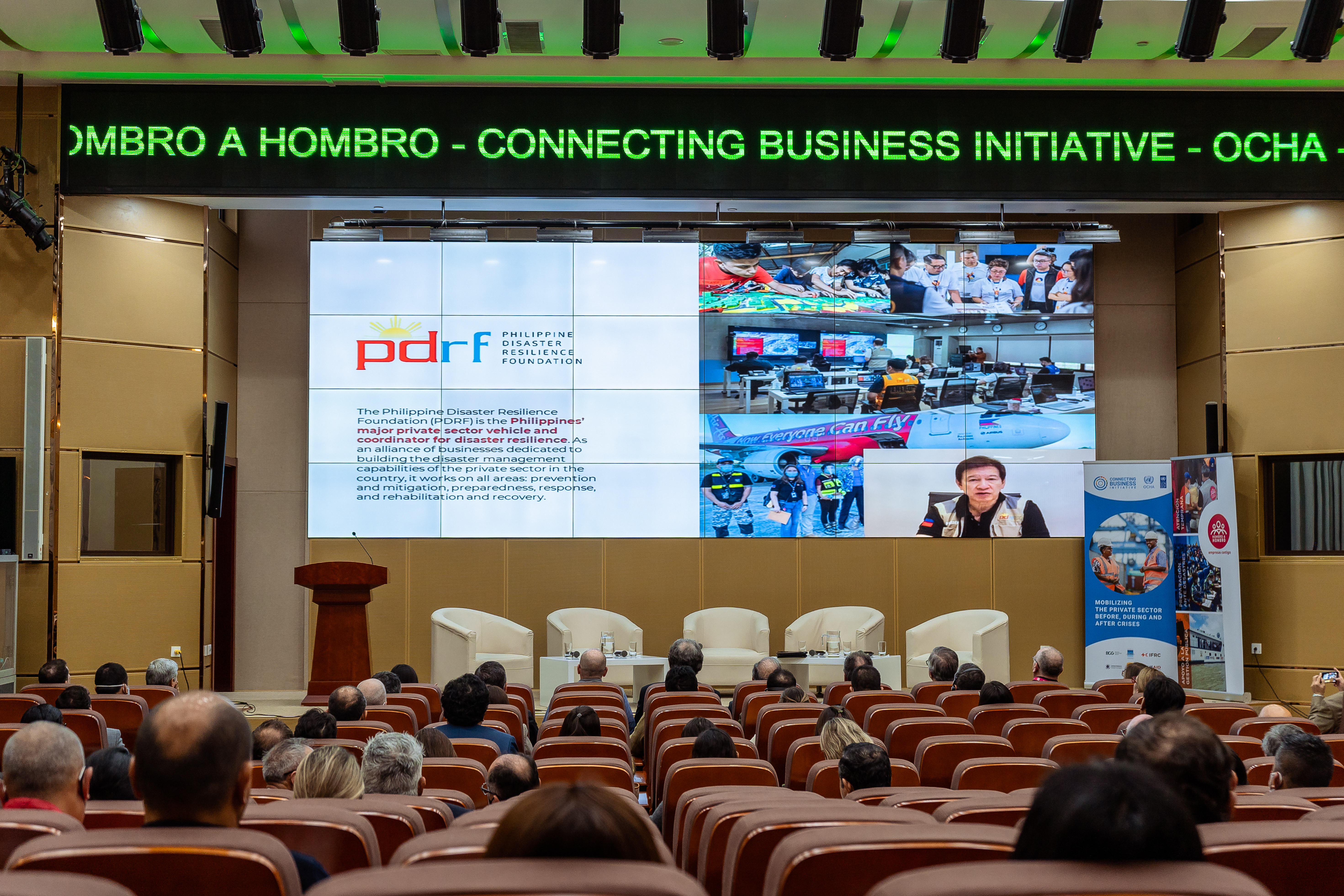 Hombro a Hombro launch in Lima, Peru on 27 September 2022.