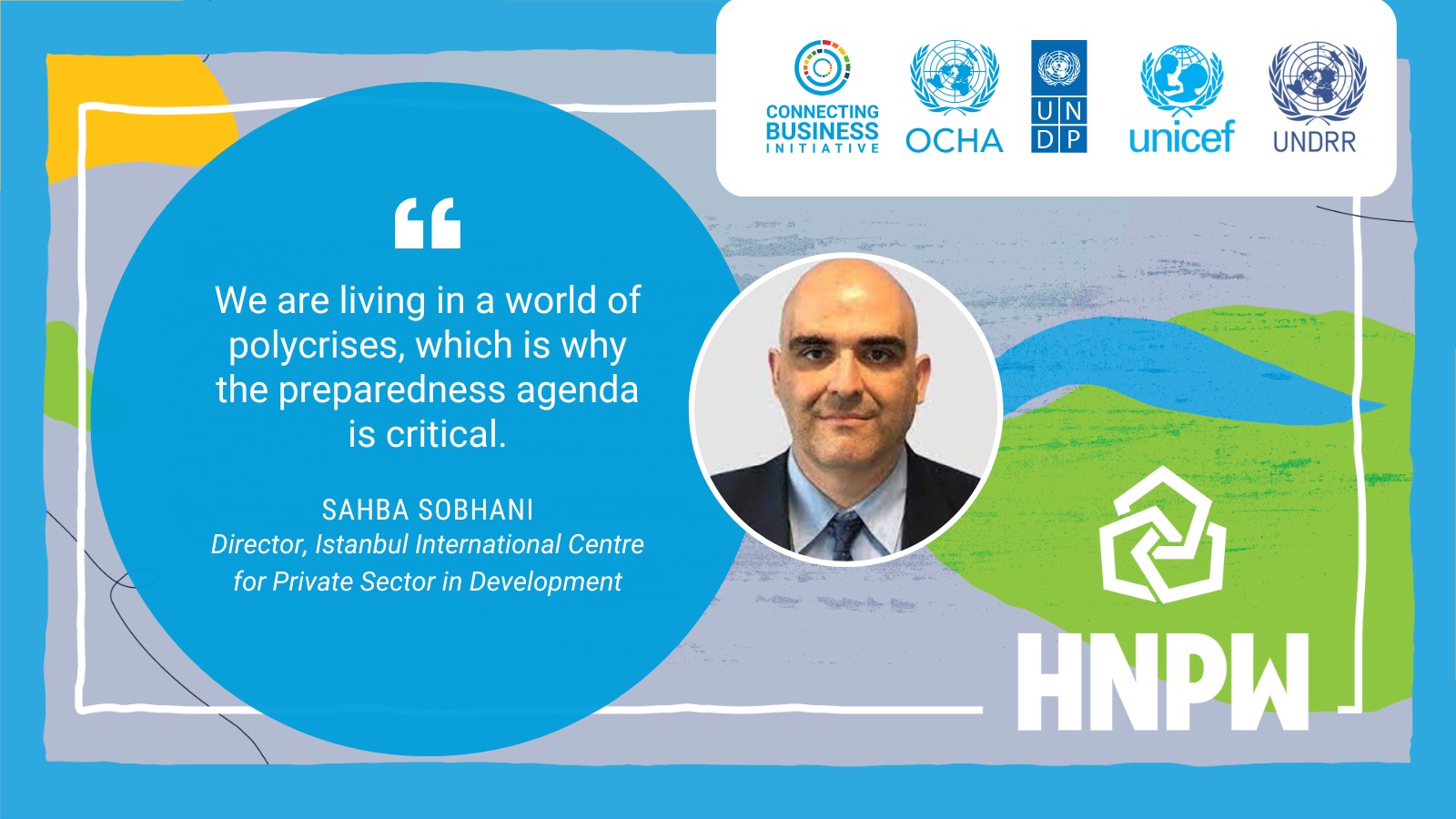 Quote from Sahba Sobhani, Director of UNDP's ICPSD