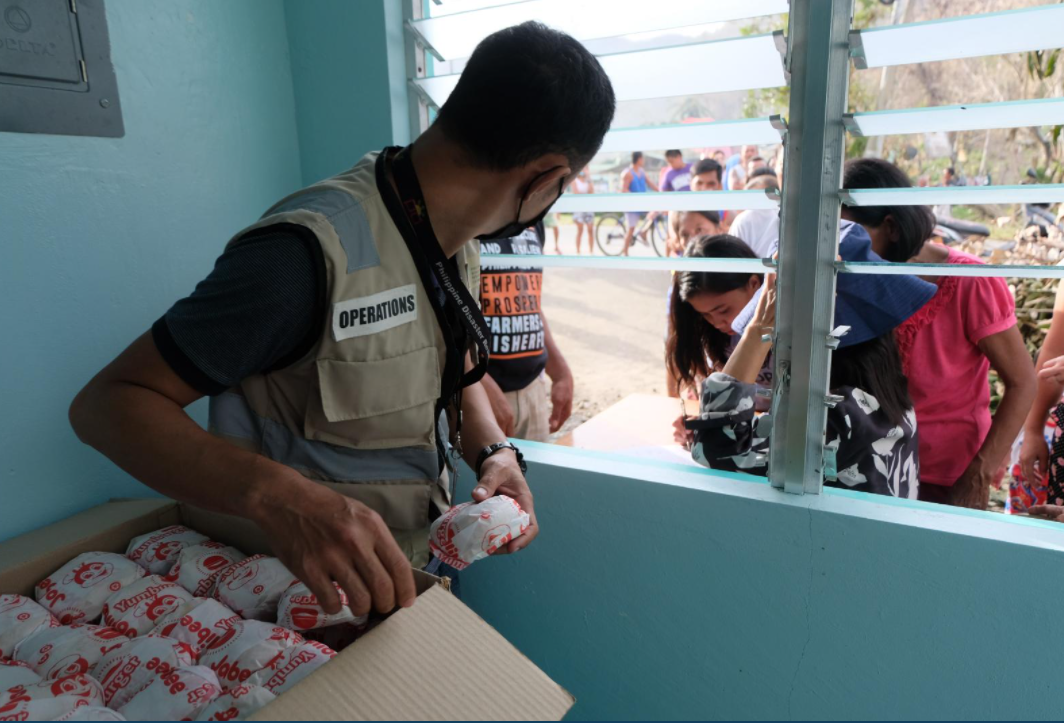 Distribution of ready-to-eat meals in the Philippines