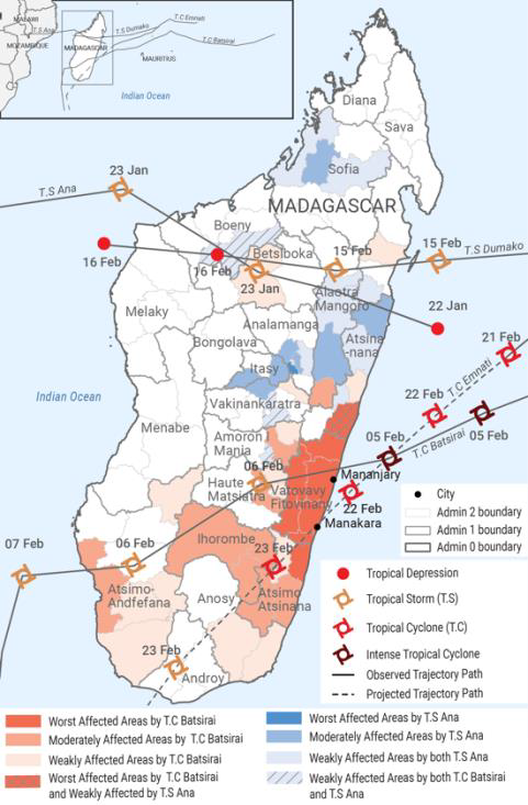 Madagascar has been hit by a series of devastating storms in just one month