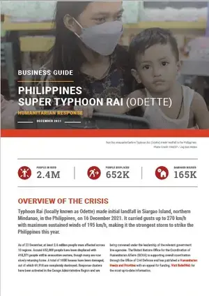 OCHA Business Guide: Philippines - Super Typhoon Rai (Odette) OCHA Business Guide: Philippines - Super Typhoon Rai (Odette)