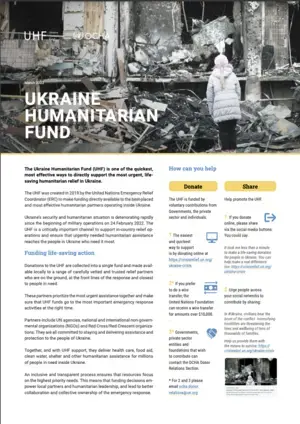 Ukraine Humanitarian Fund Ukraine Humanitarian Fund