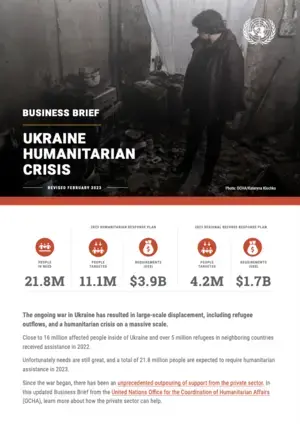 OCHA Business Brief: Ukraine Humanitarian Crisis 